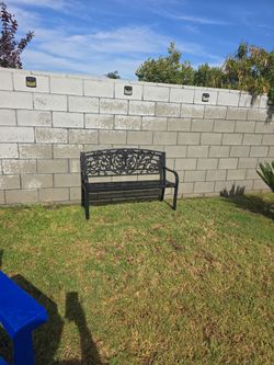 Out door metal bench