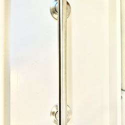 ADA Compliant Bathroom Grab Bar Satin Nickel