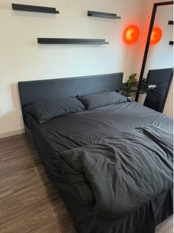 King Size Memory Foam Mattress + Bed Frame – Excellent Condition – $600 OBO