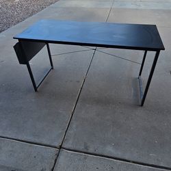 55-inch large computer desk in black
