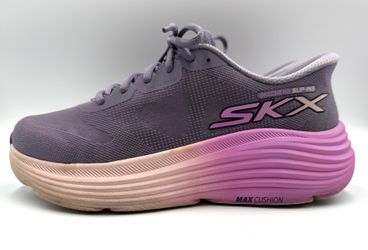 Skechers GO RUN Max Cushion Slip-Ins Women’s Size 9 Purple Pink Walking Shoes 129473