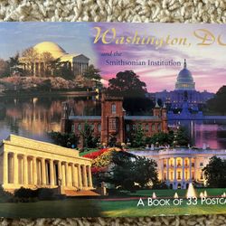 Washington, D.C. and the Smithsonian Institution - A Book Of 33 Postcards