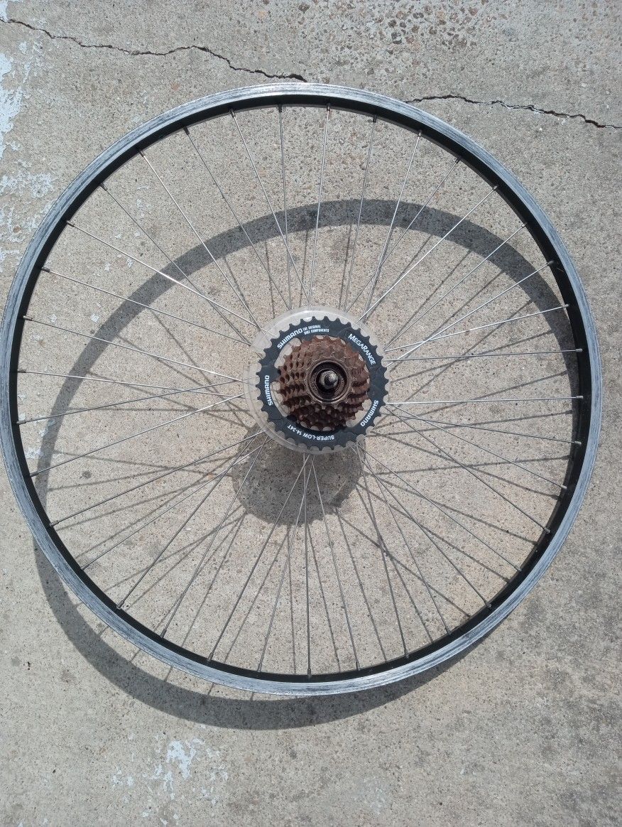Shimano Mega Range Sprocket With 24" Rim