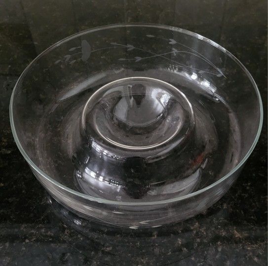 Princess House Chip & Dip Bowl