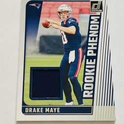 2024 Panini Donruss Football Drake Maye RPJ-DMA Rookie RC Jersey Patch 