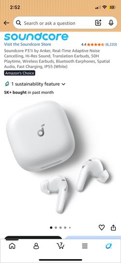 Sound Core Anker Earbuds