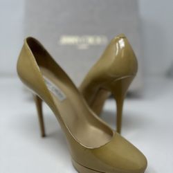 Designer Jimmy Choo - Nude Heels 