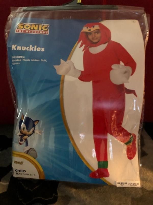Sonic Knuckles Costume