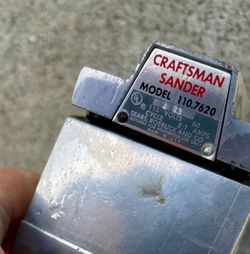 Vintage craftsman sander
