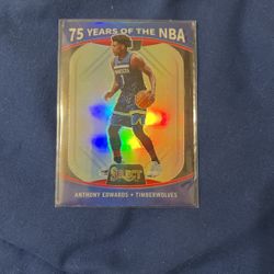 2021 Select 75 Years Of The NBA #59 Anthony Edwards