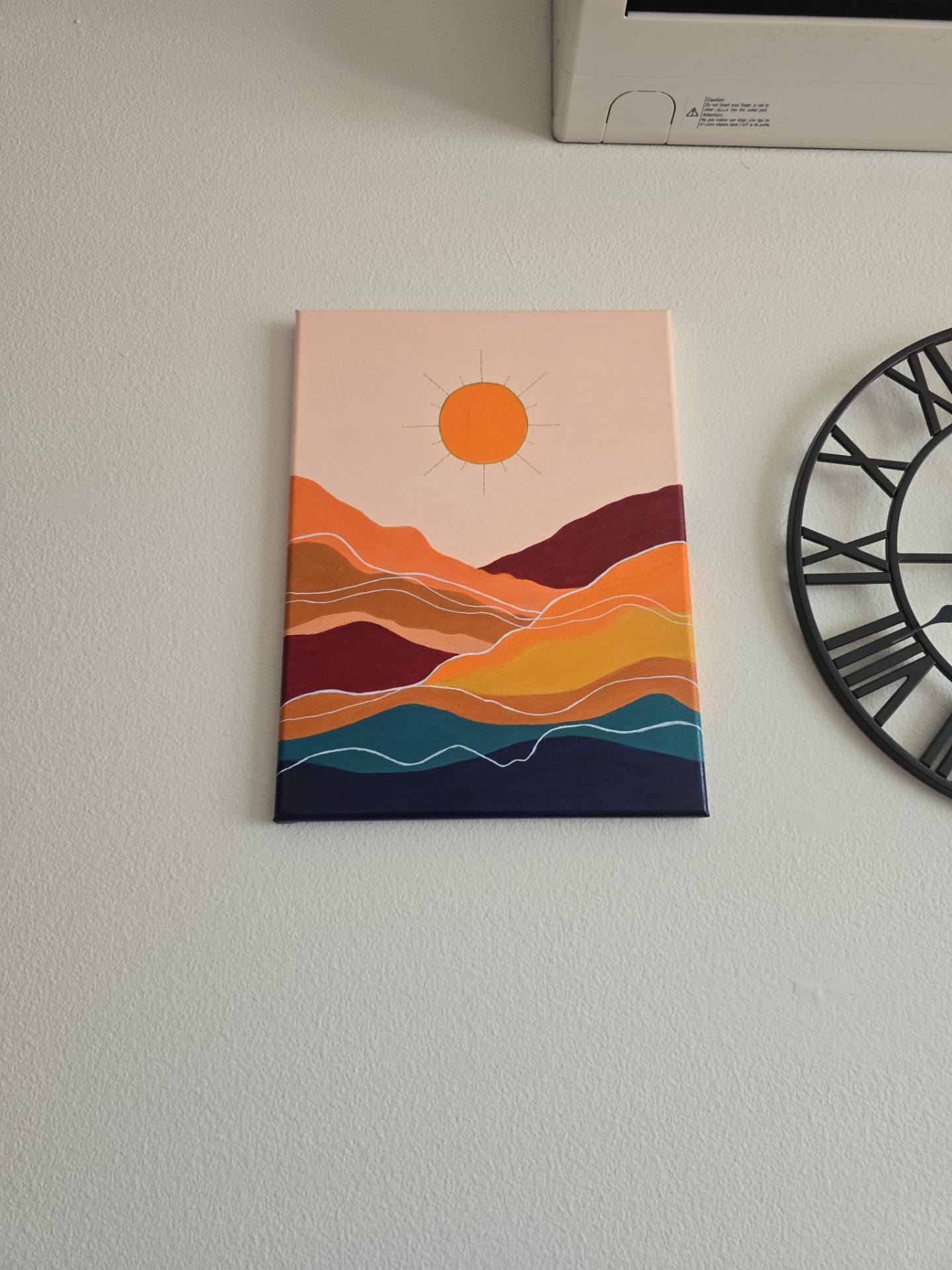 Acrylic DaY and Night Painting