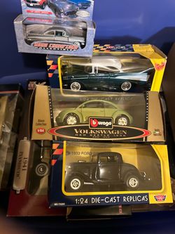 Vintage Toys Die-Cast Model Car Collections.