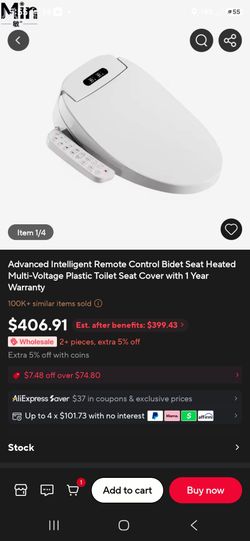 Smart Toliet Seat NIB