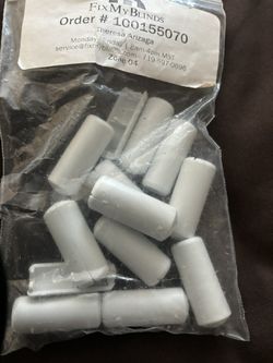 Blind Cords Tassels White Plastic 