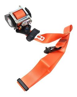 OEM 2020-2025 Ford Transit Driver Front Seat Belt Assemblies (LK4Z-14611B09-EC) *NEW* *Orange Color*