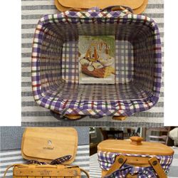 Longaberger 1999 Seashell Basket