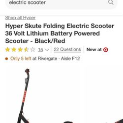 Hyper Skute Folding Scooter