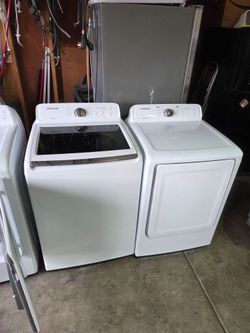 Samsung Washer And Electric Dryer Large Capacity