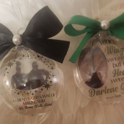 Memorial and Friendship Ornaments 