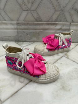 Size 12 Girls JoJo Siwa Sequin Sneaker Shoes