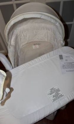 Simmons elite best sale gliding bassinet peacock