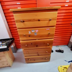 Solid Real Wood Dresser 