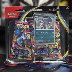 Pokemon Phantasmal Flames 3 Pack Blister Weavile