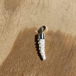 100% Handmade Silver 92.5 With Real Organic Coral Pendant 