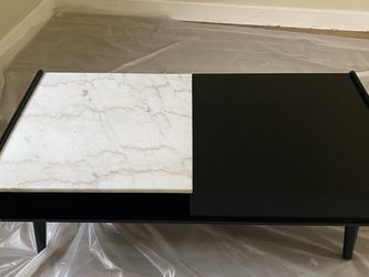 Brand New Marble/wood Coffee Table!