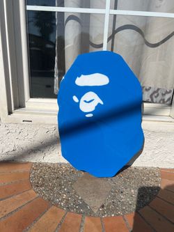Blue bape wall art