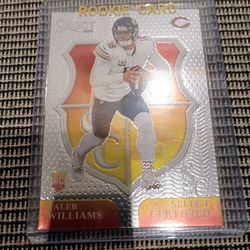 Panini 2024 Select Certified Caleb Williams #1 Chicago Bears Rookie Card