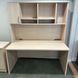 ***Computer Desk (w/ Side Cabinet)
