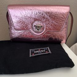 Versace Mini Medusa Leather Shoulder Bag