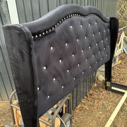 Velvet Queen Bed Frame