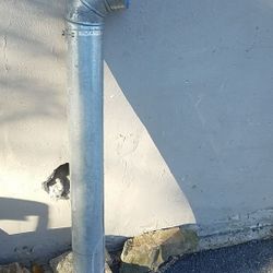 4 inch galvanized metal vent pipe