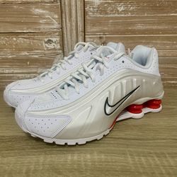 NEW! Nike Shox R4 White Phantom GS NBY Size 5.5Y / 7 Women  Brand new 100% authentic! Check out photos for further details and feel free to ask any qu