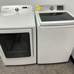 Samsung Washer And Electric Dryer Set 