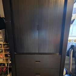 Large Dark Brown Armoire 