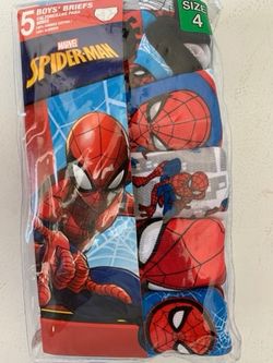 Spider-Man Little Boys Briefs Size 4