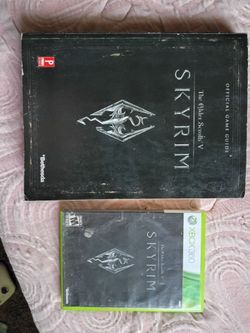 Skyrim Xbox 360 Game with Prima Official Guide