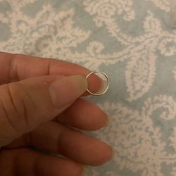 Real Silver Nose Ring 