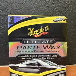 Meguiar's ULTIMATE PASTE CAR WAX Hydrophobic Synthetic Polymer PREMIUM PROTECTIO