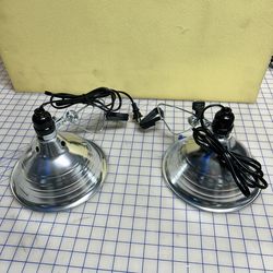 8.5" Aluminum Clamp Light 150 Watt Max (Quantity 2)