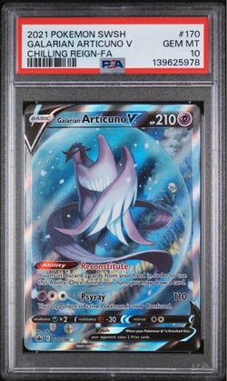 Galarian Articuno V #170 PSA 10