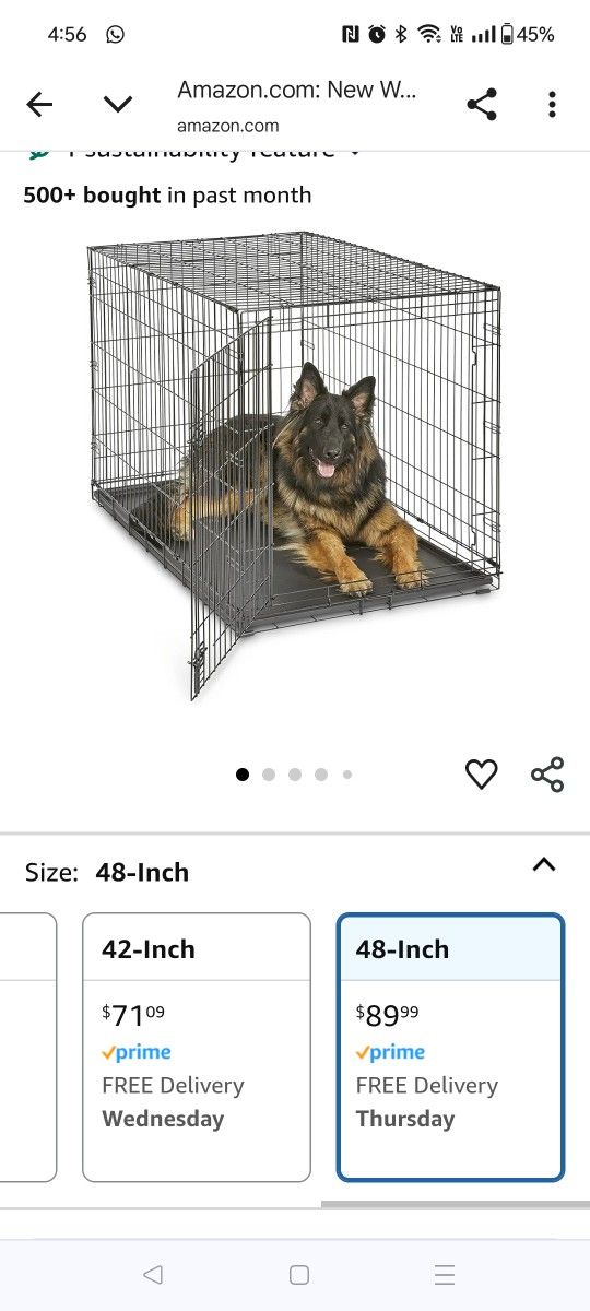 XL Foldable Dog Crate