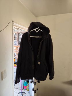 Carhartt Black Zip-Up Hoodie