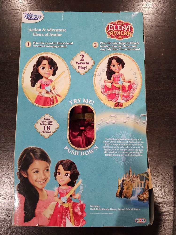 Elena of avalor action and adventure doll sale