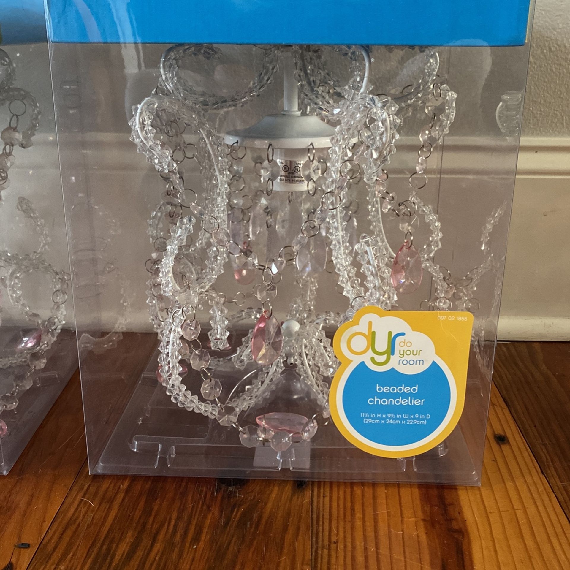 2 New Beaded Chandeliers