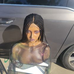 Hand Braided Wig 