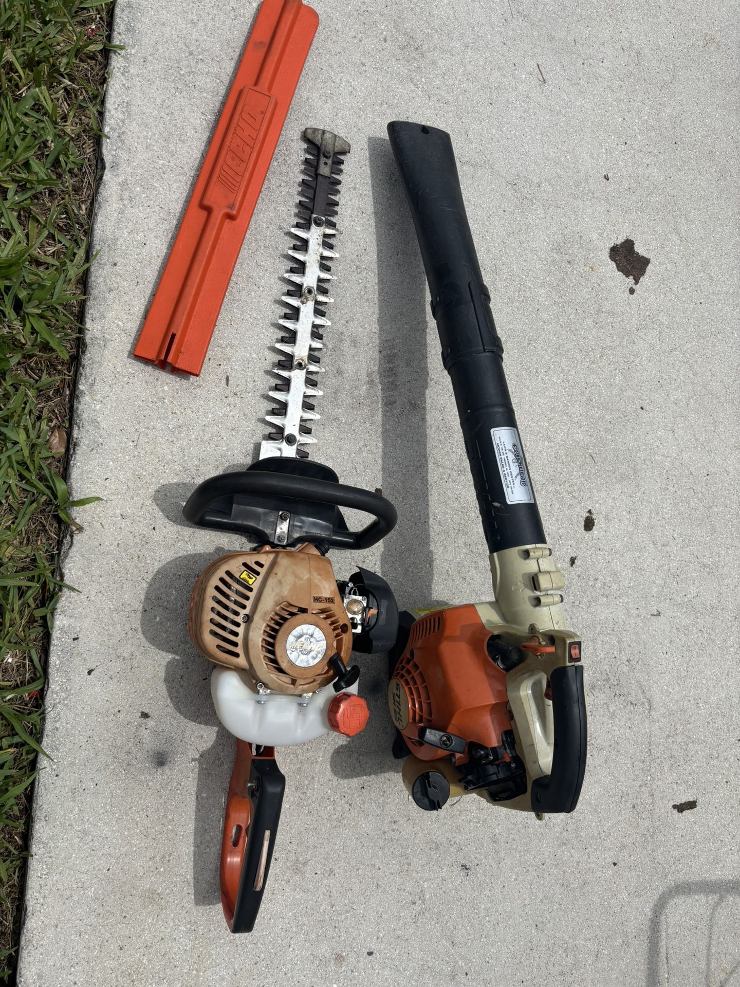 Hedge Trimmer Echo And Blower Stihl